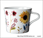花卉彩绘大马克杯500ml 实拍图 rorstrand 原创 设计 新款 2013 正品 代购  瑞典