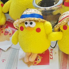 表情包日本鹦鹉兄弟脆皮炸鸡情侣迷你毛绒玩具公仔小挂件装饰挂饰-淘宝网