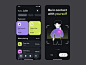 Meditation app by Taras Migulko for emote_agency on Dribbble