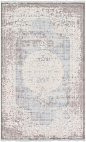 Light Blue New Vintage Area Rug