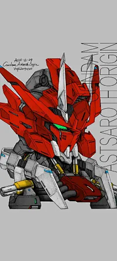 【域奇的手绘作品】高达头像插图集