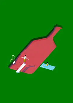 3D插画师Fred Péault创作的一组极简风格海报 - 灵感日报 :   来自法国南特的Fred Péault是一位三维插画师，其作品常常借助三维软件实现。这组作品以极简…