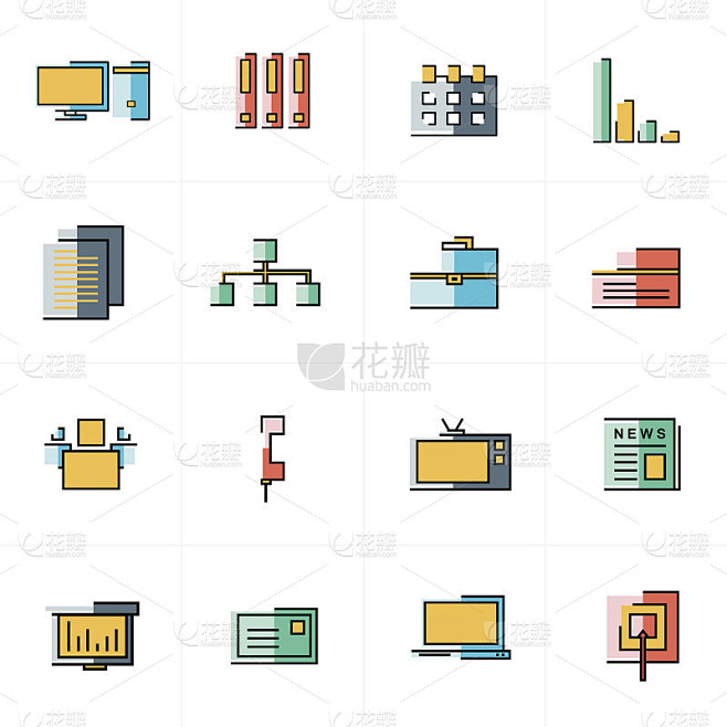 Office ICONS套装设计