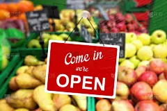 营业标志,商店,商务,篮子,食品,食品杂货,建筑物门,复古风格,餐馆,社区