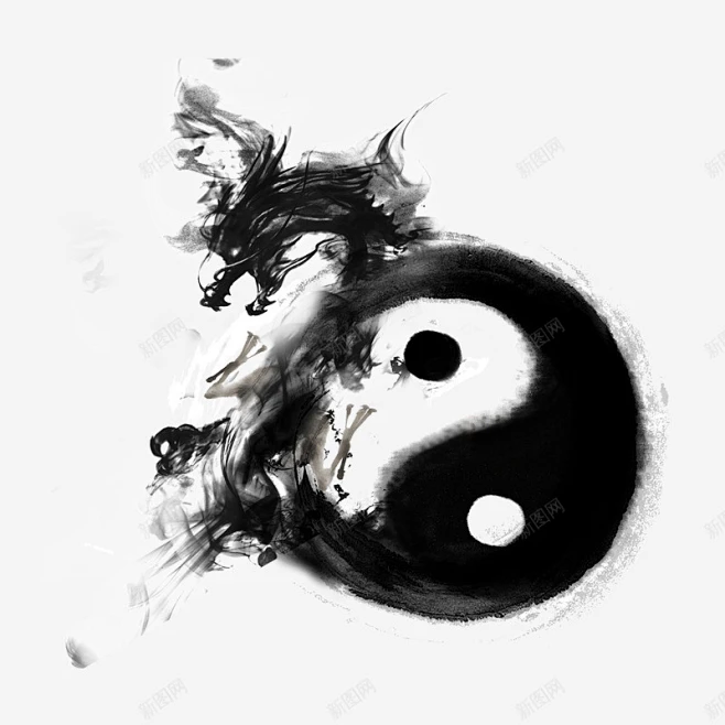 太极八卦图太极太极八卦太极标志太极武术太极logo 创意素材-花瓣网