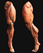 Planar Statue, Eric Pochat : Started as a quick planar anatomy leg sketch and grew into a few more statue sculpts to get better acquainted with Substance Painter.