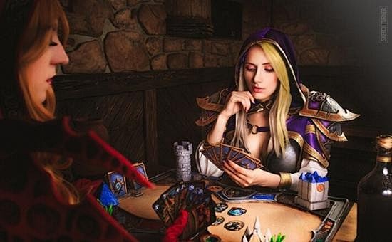 颜值乳量太爆表! 美女COS《炉石传说》...