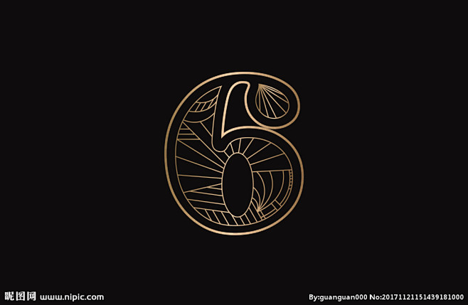 数字6logo