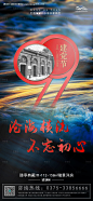 编号：20200630162019967【享设计】源文件下载-地产建党节移动端海报