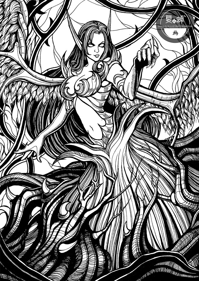 寻南樱从夏小蝉转采于2020-07-05 02:00:19lol莫甘娜同人装饰画寻南樱