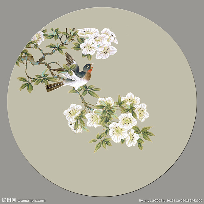 工笔花鸟画