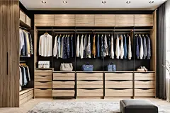 衣帽间创意摄影图图片