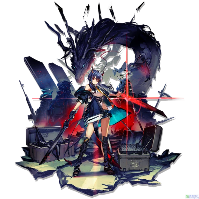 明日方舟立绘 陈 2.png-花瓣网