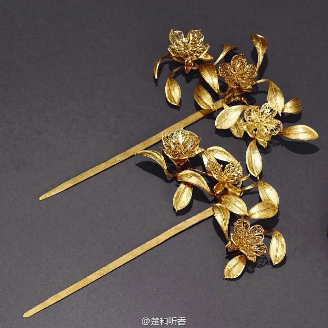 古代金饰-花瓣网