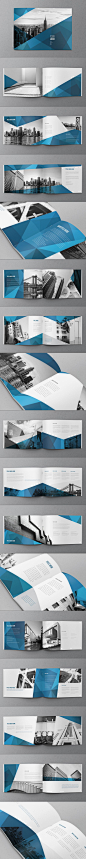 Abstract Architecture Brochure by Abra Design, via Behance