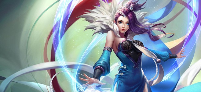 王者荣耀甄姬洛神降临官方海报旧版