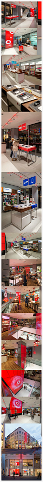 Vodafone flagship store by KMS BLACKSPACE, Cologne