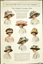 20世纪的复古礼帽。精致时髦的样式，重温那个瑰丽年代……