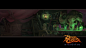 Battle Chasers: Night War | Vendor Coloring & Backgrounds, Grace Liu : One of my personally favorite assignments in BattleChasers: Night War has always been vendors.  It's a treat every time I get to color Joe Madureira's amazing design and linework, 