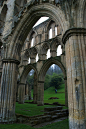 拱门，里沃修道院，约克郡，英格兰