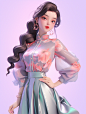 qiuling6689_Realistic_3d_cartoon_style_rendering_chinese_gril___02878302-78c9-4231-9e12-cc36125b8d70