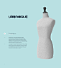 URBANIQUE. StreetWear website concept : Course project on the subject of fashionable designer clothing, streetwear areas, which is sewn by hand in limited edition.