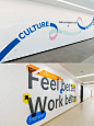 创意灵感✨时尚公司的办公室文化墙亮点