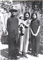 1935年，北平，作家沈从文与夫人张兆和、长子龙朱及九妹岳萌。 ​​​​