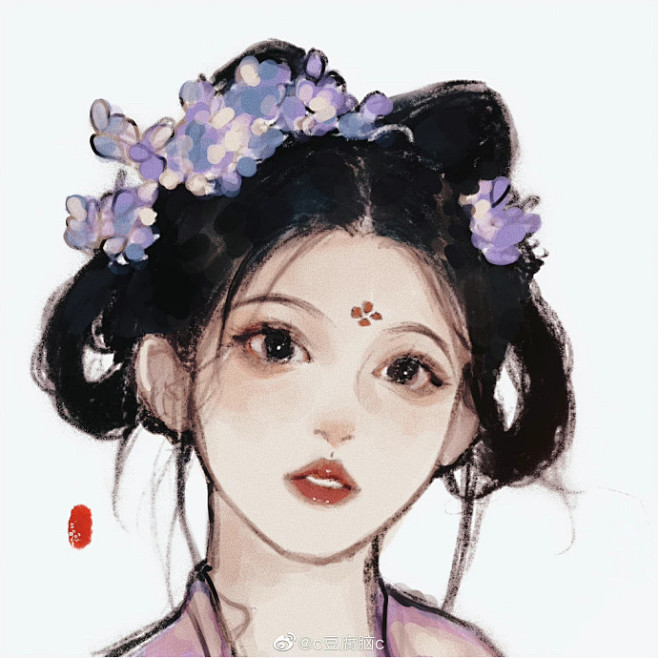 古风插画超话插画超话古风壁纸超话#...
