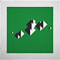 #39 Downstairs – A new minimal geometric composition each day