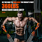 THE WORLD'S FIRST 360LBS RESISTANCE BAND SUIT HAS COME OUT! Summer is here! Lets make sure your looking your best!! Unprecedented 360lbs heavy duty resistance bands, do you dare to challenge?