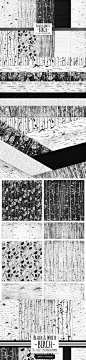 黑白桦木纹理背景素材 Birch Black & White Wood Background