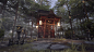 Shrine, Erica Cai : Yeup jumping on that Japanese shrine wagon haha. This is a personal project I made to practice material creation and speedtrees. I kept the scene small so i can focus on the little details.

materials done for this project:
https://www