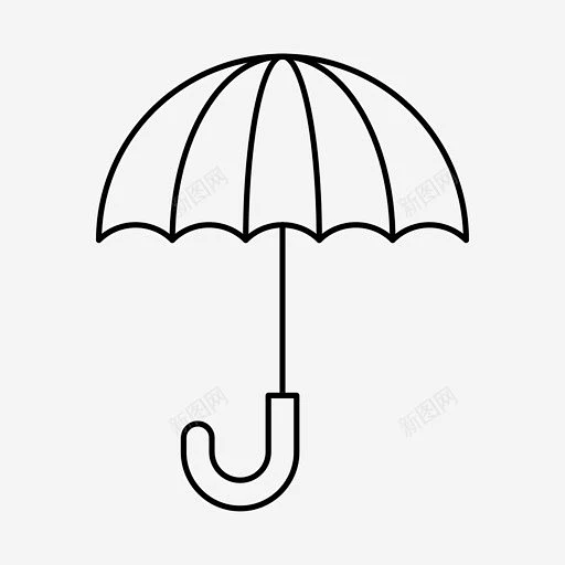 伞保护雨图标 页面网页 平面电商 创意素材-花瓣网