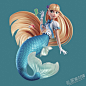 角色-海盗，海神，海怪，海洋元素，美人鱼，海贼，宝箱，海船，金币 (96)