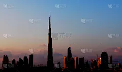 迪拜塔,与众不同,哈利法塔,水平画幅,无人,建筑外部,户外,高大的,阿拉伯联合酋长国,建筑结构