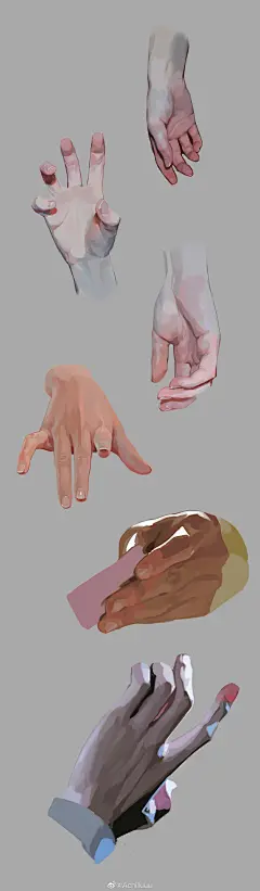 Hands study 2 by ~SonyaM on deviantART-花瓣网