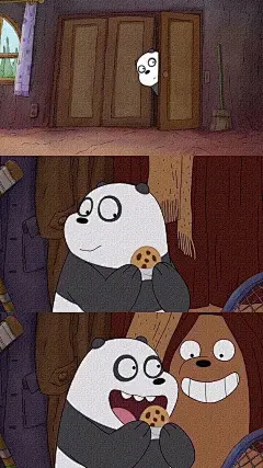 咱们裸熊，动漫壁纸，可爱熊