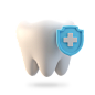 Tooth Care 3D Illustration