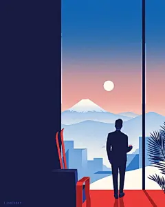 【插画设计】伦敦艺术家 Thomas Danthony 绘画作品  |  www.thomasdanthony.com ​​​​