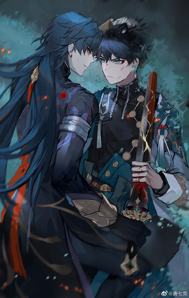 #崩坏星穹铁道##星穹铁道仙舟# 刃VS丹恒 “你赢不了我”