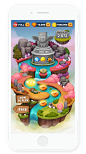LINE Bubble2 (Treasure Island) - Game UI Design