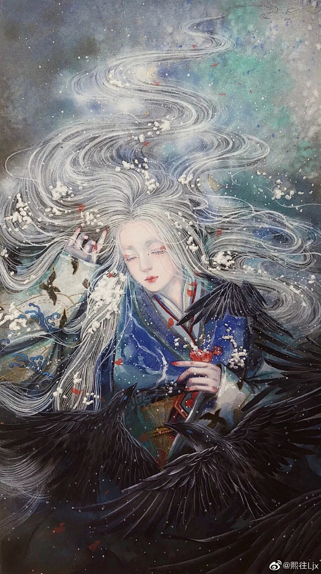 画皮画骨难画魂她笔下的妖魔美成凡间精灵网友好想娶回家从青衣素雅到