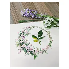 水彩---花环 - 高清图片，堆糖，美图壁纸兴趣社区