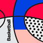 Minimalist Visuals - Basketball&Tennis on Behance