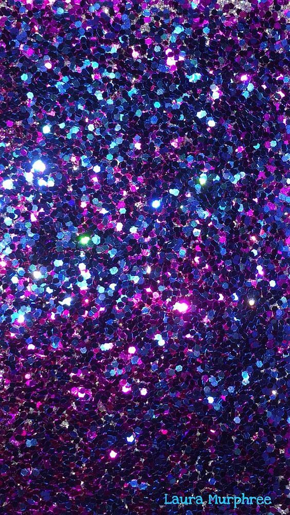 Glitter phone wallpa...