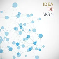 网络，连接或分子集合。矢量插图为您的想法图片下载