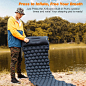 Amazon.com : Camping Sleeping Pad with Built-in Pump - AirExpect Upgraded Inflatable Camping Mat with Pillow for Backpacking, Traveling, Hiking, Durable Waterproof Air Mattress Compact Ultralight Hiking Pad : Sports & Outdoors