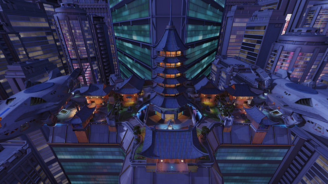 守望先锋高清画质漓江塔的地图壁纸图片中心守望先锋玩家俱乐部努巴尼