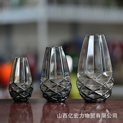 厂家直销玻璃花瓶 现代简约创意家居装饰 ...